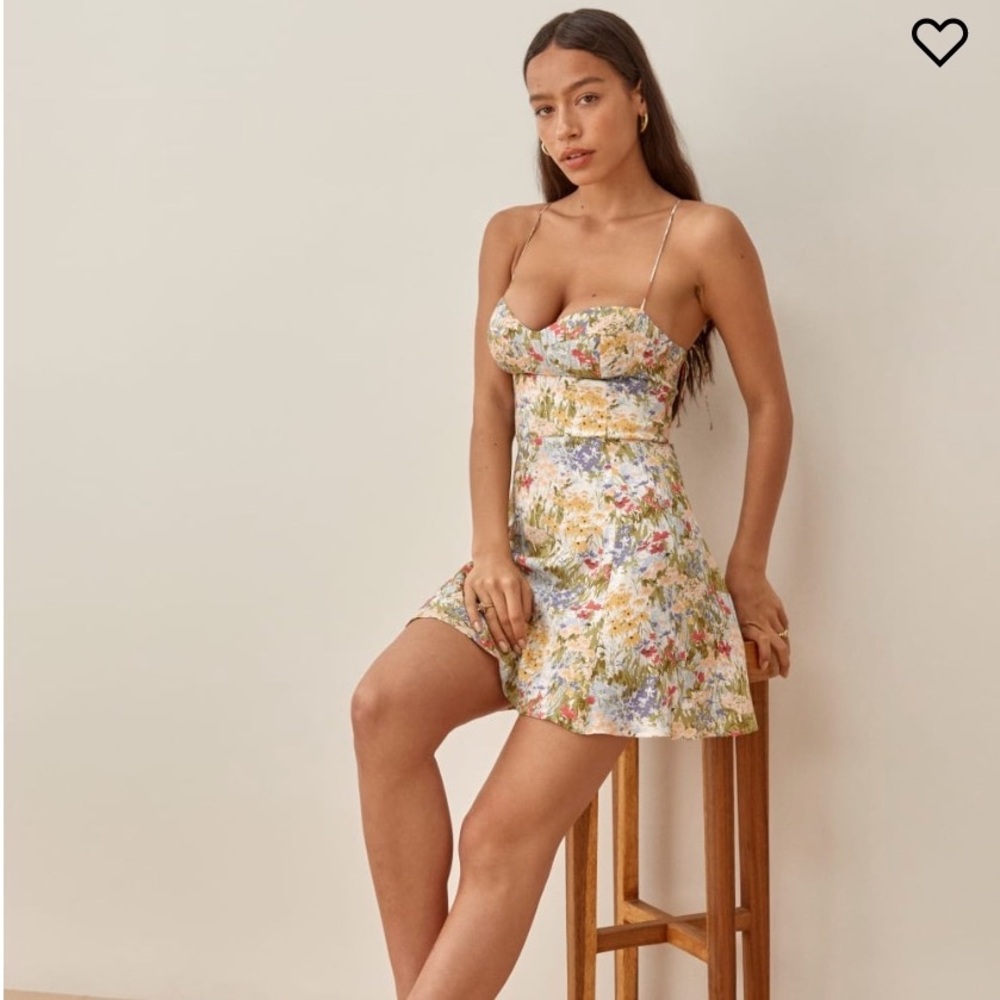 REFORMATION SASKIA DRESS (SIZE 2) Countryside